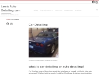 Car Detailing - Lewis Auto Detailing.com