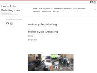 motorcycle detailing - Lewis Auto Detailing.com