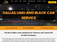 Dallas Limo and Black Car Service - Book Affordable Limo   Car Service