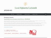 Emergency Locksmith - Local Alpharetta Locksmith