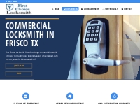 Commercial Security Experts In Frisco | First Choice Locksmith