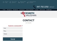 Contact - Locksmith - Vaughan (Ontario)