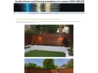 London Fence Builders - Fence and fencing contractors London