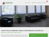 Lotus Villa Memory Care | Lotus Villa for Senior Care | Lotus Senior L