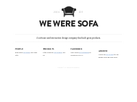 We Were Sofa