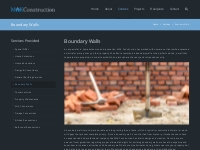 Boundary Walls | Mak Construction