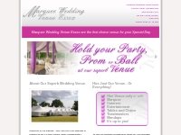 Marquee Wedding Venue Essex - Wedding Venue for hire in Essex
