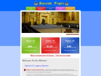 MasonicPages.com - website hosting for masonic lodges shrine grotto sc