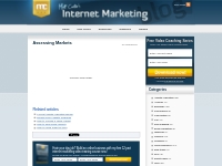 Assessing Markets | Internet Marketing Secrets, Affiliate Marketing Bl