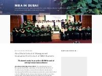 Abu Dhabi School of Management Graduates First Cohort of MBA Students 