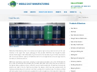 Steel Barrels | Middle East Manufacturing Steel LLC