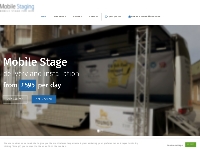 Mobile Stage Hire in Surrey, Kent, Sussex and London | Mobile Staging 