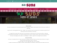Terms of Service | Mr. Suds
