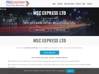 MSC Express Ltd Liverpool, Same Day Delivery, Bootle, Wirral, Southpor