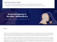   	Detective Agency in Mumbai - Detective Services Mumbai - Detectives