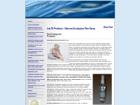 List Of Products - Nateuca Eucalyptus Pain Spray
