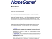 Name Gamer: A Domainer s Domaining