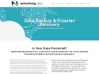 Data Backup   Disaster Recovery | Networking Plus