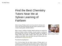 Find the Best Chemistry Tutors Near Me at Sylvan Learning of Fairlawn 