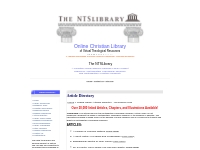Online Library Articles Directory - NTSLibrary.com