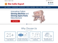 Om India Export - Ginning Machines and Spares | D.R. Gin Machine and S