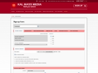 Order Form | Kal Mass Media