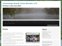 Conewango Kayak Canoe Rentals, LLC   PA River of the Year 2015