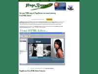 Free HTML Editor, Visual WebPage Editor | PageBreeze Free HTML Editor
