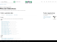 Trove - Archived webpage