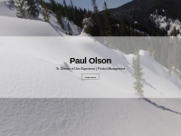 Paul Olson | Sr. Director of User Experience | Product Management