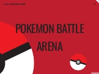 Pokemon Battle Arena   Play Pokemon Now!