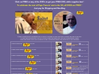 PopeDVD.com Pope John Paul II last visit to USA on set of 6 DVDs