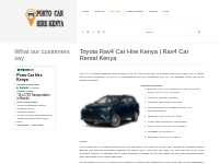 Toyota Rav4 Car Hire Kenya | Rav4 Car Rental Kenya