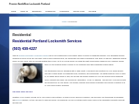 Residential | Premier NW Locksmith Portland (503) 438-4227