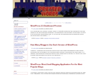 News and commentary about all things WordPress   Pressed Words