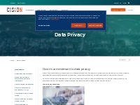 Cision GDPR - Data Privacy