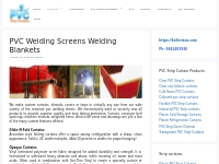 PVC Welding Screens Welding Blankets   PVC Strip Curtains Chennai