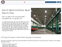 Generator Sales, Installation & Service | Lapeer, MI | RCI Electrical 