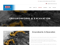 Groundworks   Excavation | RHR Construction