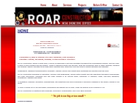 ROAR Construction & Metal Engineering Services | General Metal Enginee
