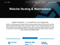 Website Hosting   Maintenance Services | Rogue Creative Studio