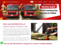 Gas Distribution Companies Dubai | Gas Companies in Dubai