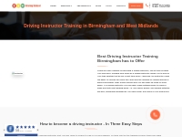 Driving Instructor Training in Birmingham and West Midlands