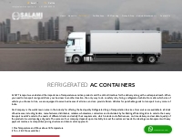 Refrigerated AC Containers   SLT Transport