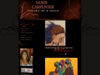 Sandi Carpenter Silk Art Paintings and Decorative Silk Pillows