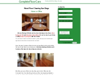 Complete Floor Care San Diego Wood Floor Cleaning and Refinishing