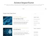 Science Impact Factor Archives - Science Impact Factor
