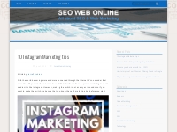 10 Instagram Marketing tips   SEO Web Online