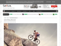 Cyclist Riding a Mountain - Setiva Blogger Template