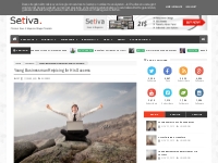 Young Businessman Rejoicing for His Success - Setiva Blogger Template